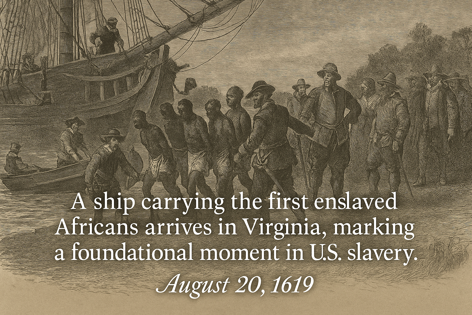 First Africans arrive in Virginia